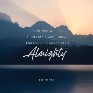 Psalm 91 has been a real comfort to me, over the last couple of days, as I’ve been battling a couple of my fears. Imaginations tend to run wild, especially mine, so we have to keep track of what is reality and what is fantasy. Knowing God is my shelter and protector has put me at ease when I’m feeling afraid; and with this chapter, I’m starting to take control of my fears!
📷 from: YouVersion