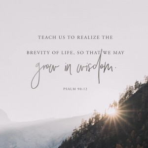 “Teach us to number our days...”
Psalm 90:12 may be a small verse, but its words contain a world of wisdom. There’s nothing scarier than being in a hospital bed and thinking, “This is it.” What’s worse is sitting in that bed and wondering about all the things that still need to get done.
Over the last couple of weeks, I’ve watched my dad go into hospital and then come out as if nothing serious just happened. As I’ve watched, I’ve learned new wisdoms that all root in one lesson: In the end nothing else matters except the lives of the people around you.
We can go out and buy gifts or do grand gestures, but none of that is more important than spending time with the people you love. Just sitting there listening to their concerns or desires is more effective than getting them a new phone or bouquet of flowers, though it is appreciated.
Everyone has a different love language that they respond to more, there being five in total; but no matter which one is in your top ranking, I think we will all agree that quality time is crucial.
Having health scares wakes you up to the reality about how mortal our lives are. We only have a short time on this earth to create our footprints, so don’t let life slip you by.
What is the thing you want people to remember you by?
Think about that question as you go through your day, and also ask yourself if you’re doing what it takes to fulfill your answer. Use your life to make a difference and impact the lives of those around you. Follow God’s voice and always be open to where He wants you to go.
I really don’t like seeing people run themselves to the ground because we’ve been taught the philosophy that we, ourselves, come last when in actuality our body’s needs should come first. Without our bodies, we cannot serve or be the people God has called us to be, so take care of your body and when you need a time out, take it! There will always be someone who won’t appreciate what you’re doing, but don’t let that stop you. It’s better to have the ability to give something your all than drive yourself to the ground trying to please more people than your body can handle.
Our days are numbered, don’t live your life safe or with regrets, take the plunge or go on the adventure that’s been on your heart for years! 🤗
📷: YouVersion