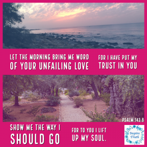 What’s your morning routine? Do you wake up early to spend time with God before you’re busy day begins, or do you hit snooze until you have to rush to get ready?
