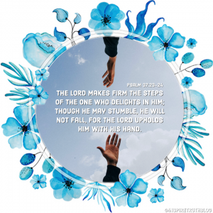 WEEKLY ENCOURAGEMENT! 🤗 The enemy is on the prowl, looking for any opportunity to bring us down. As we grow closer to the Father, attacks from the enemy grow more intense. Rather than cowering at our newfound faith, Satan becomes even more determined to make us stumble or fall away from God. This morning, I read Psalm 37, I was encouraged by its words and promises. This powerful chapter that has become my new battle cry when it feels like the enemy has the upper hand, acting as though the victory is theirs! ⚔️ Though it seems like the wicked are strong and prospering in their work to destroy us, God remains steadfast at our side, ready to fight in our place. While the battles may seem too great for us to bear, God promises to hold us, not letting us stumble or fall. When we delight in the Father, trusting in Him for all things and worshipping him amid the trials, God will see our faithfulness! 🎚
Whatever form of warfare you’re going through, I pray that as you read Psalm 37, the Lord will speak encouragement into your life and show you that he is really with you. 💙
When we are weak, he is strong! We may be as small as David, but our God is greater than any Goliath attempting to come our way! 💪🏼 Today, I am declaring that Satan will NO LONGER bring disunity, hatred, anger, weakness, depression, or anything else not of God into my life! I’m slamming the door in his face, and though there will be moments where I stumble, I know that God’s hand is holding me, so I do not fall! Satan has no control over my life and will not ruin this day! The victory is God’s not his, and the faithful WILL prevail! 🤩