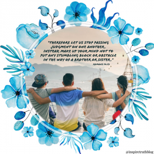 People love giving their opinions. They have no problem getting into our business and explaining that what we're doing is wrong, but should Believers be meddling in God's plans for another? Who are they to question God's voice? If we devote our lives to living after God, we will never be able to stick to the status quo or fit inside one of society's boxes! Does the Bible have anything to say about this? You betcha!
As believers in Yeshua, we are automatically targeted and judged for how we live. We don’t fit the status quo, and that threatens people. They can’t put us in a box, so their instinct is to go on the defence and try to “fix” us. It’s draining, and we will spend our whole lives trying to reason with people and explain why we’re doing these things; but, guess what, we don’t owe them anything.
Of course, we want to defend our name and explain why we are living a certain way or going through particular things, but those who have not gone through the same journey will never understand. It’s time we stop wasting that energy on defending ourselves against man and use that energy to fight the attacks of the enemy that come at us in our weakness. We’ll never fit into people’s bubbles, but we will thrive when we stop asking the questions, “Is there something really wrong with me? Could I be doing more? Are those people right?” And begin seeing what the Father is doing. He is leading us and showing us what we are to be doing right now; it’s not up to other people.
So, be encouraged that you are on the right track and all those opinions are people trying to understand with their carnal minds, rather than seeing you through the Spirit’s eyes!
“Who are you to judge someone else’s servant? To their own master, servants stand or fall. And they will stand, for the Lord is able to make them stand...” Romans 14:4